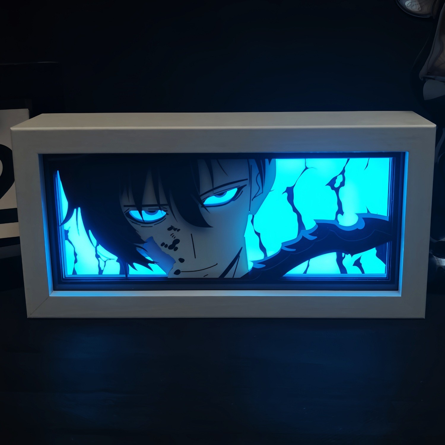 我独自升级动漫3D纸雕灯小夜灯