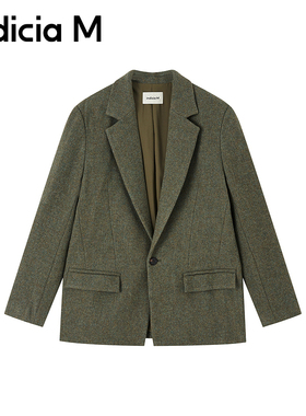 indiciaM标记男装商场同款2025秋新款简约通勤西装 M5D310XZ201