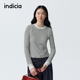 新款 indicia标记商场同款 2026春季 简约百搭显瘦条纹T恤F2A6TX076C