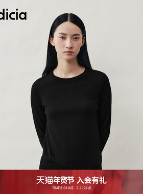 indicia标记2025冬新款松弛随性亲肤细腻宽松毛衫针织衫L2D5MS289