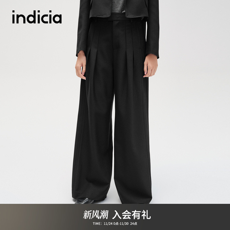 indicia标记简约百搭时髦休闲裤