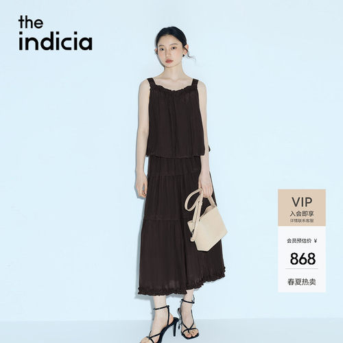 the indicia标记2026夏季新款松弛慵懒高级感木耳边套装L2B6TZ102