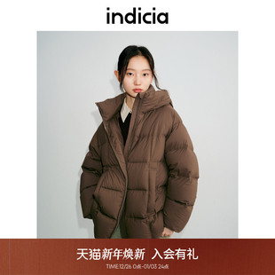 90鸭绒保暖中长款 indicia标记冬新款 羽绒服L2D4YR181 云朵羽绒