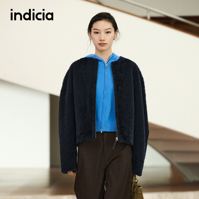 【秀场同款】indicia标记商场同款2025冬新款时尚皮草 F2D5PC594N