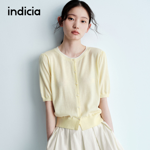 外搭sy032 氛围感穿搭针织毛衣开衫 indicia标记2025新款 韩系早春季