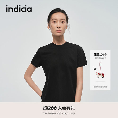 indicia标记时尚简约T恤短袖