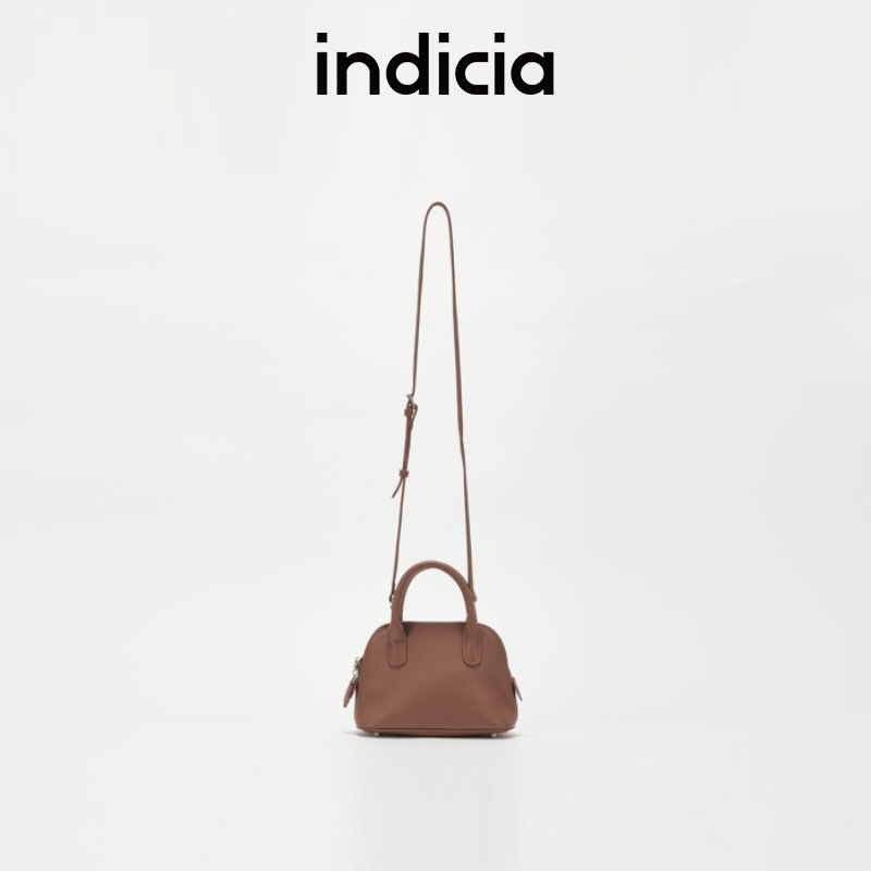 indicia&标记AF2C5BP114单肩斜跨手提包轻奢mini精选牛皮保龄球包
