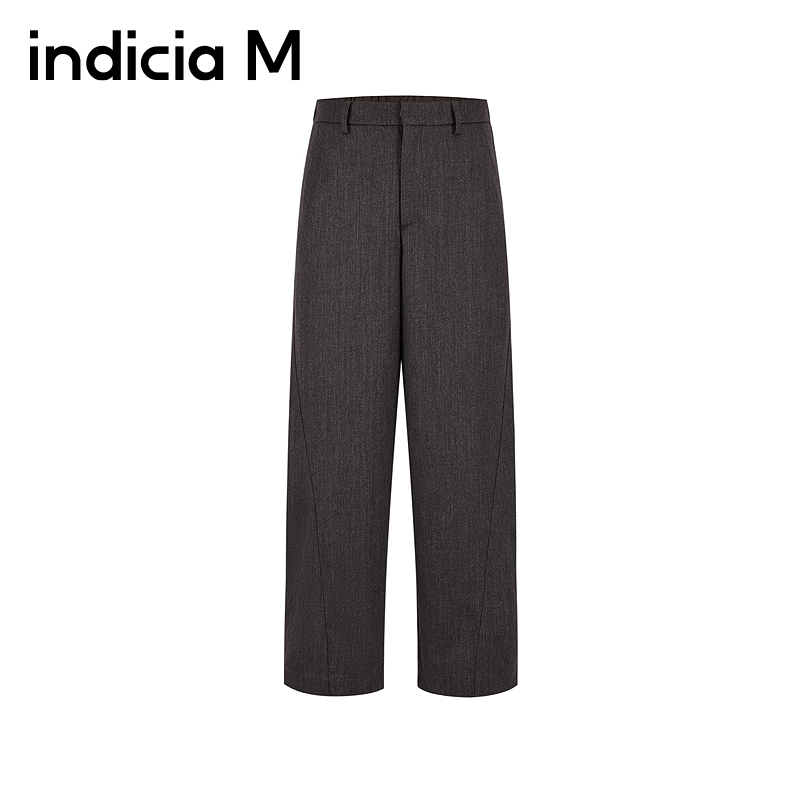 indiciaM标记男装商场同款秋款直筒通勤休闲西装裤M5D309KZ192