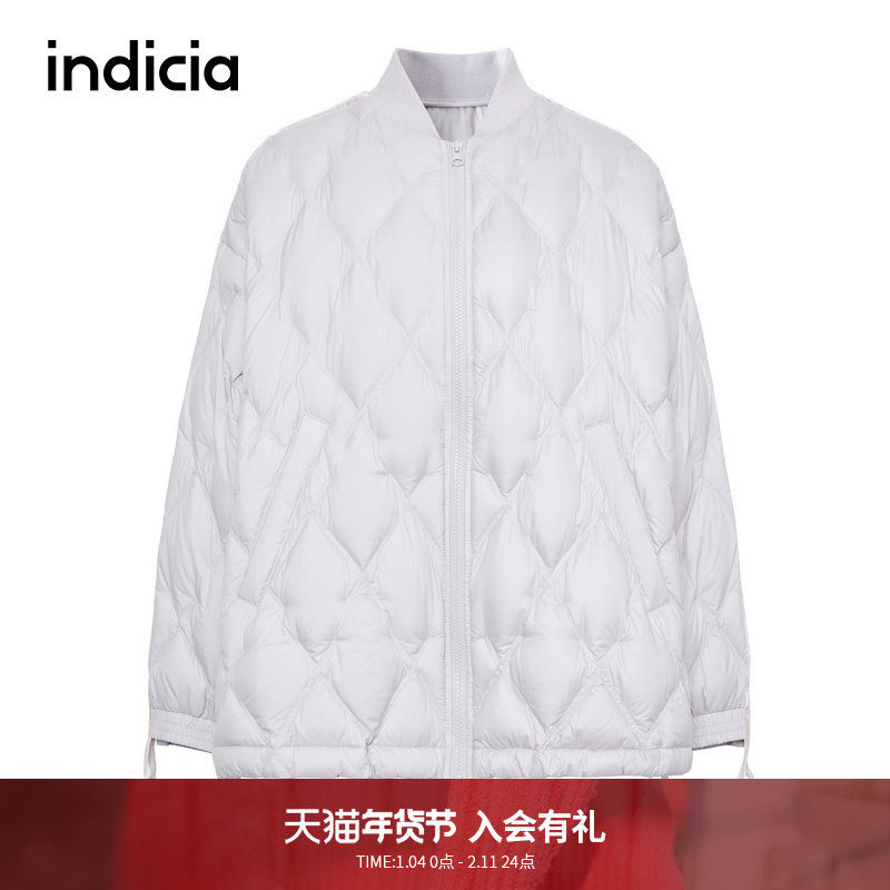 indicia标记商场同款冬季百搭清新保暖菱格休闲羽绒服 F2D4YR660F,女装/女士精品,羽绒服,淘宝优惠券,粉丝福利购,淘宝优惠卷