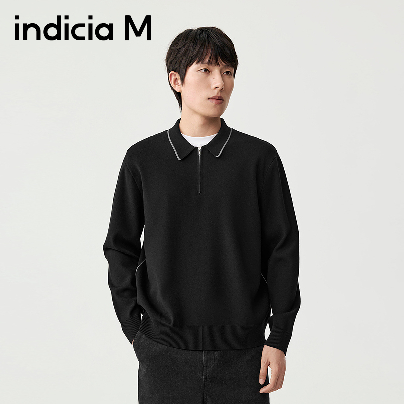 indiciaM标记男装商场同款2025冬季新款简约风百搭毛衫M2D5MS120L
