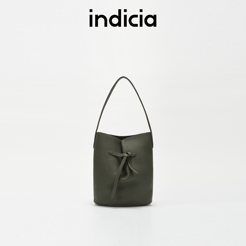 indicia&标记AF2C5BP125度假风小众设计水桶包包精工轻奢中号牛皮