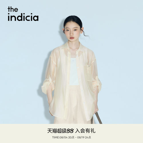 the indicia标记2026夏新款莱赛尔亚麻慵懒松弛氛围衬衫L2B6CS161