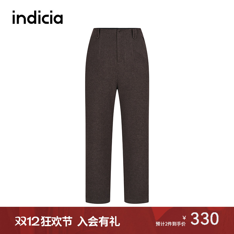 indicia标记商场同款25春新款百搭极简宽松休闲裤F2D4KZ829N
