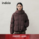 indicia标记25冬新款 泡芙2.0 棕色保暖羽绒服面包服L2D5YR251