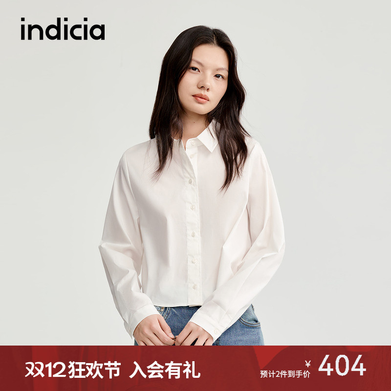 indicia标记慵懒松弛感衬衫外套