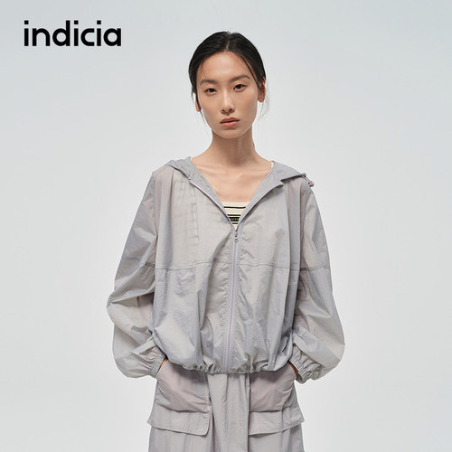 indicia标记宽松工装风户外外套