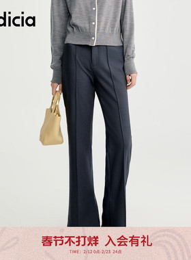 indicia标记25秋新款休闲分割结构显高运动微喇裤L2C5KZ152