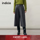 大气高级感时髦高腰阔腿七分裤 indicia标记2025冬季 新款 L2D5KZ283
