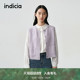F2A5MJ023C 韩系清新小香风针织马甲 indicia标记商场同款 25春新款