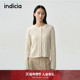 简约百搭绵羊毛针织开衫 indicia标记商场同款 25春新款 F2A5KS058N
