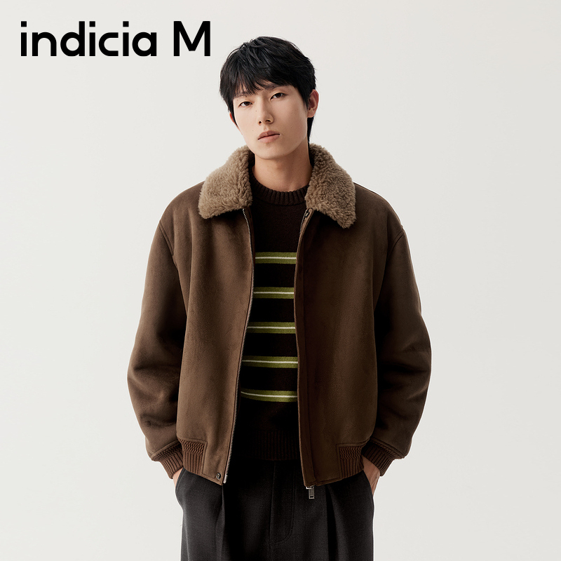 indiciaM标记男装商场同款2025冬季新款简约风时尚外套M2D5WT201L