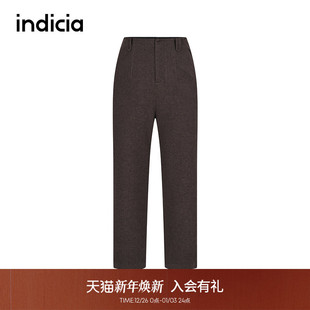 F2D4KZ829N 百搭极简宽松休闲裤 indicia标记商场同款 25春新款