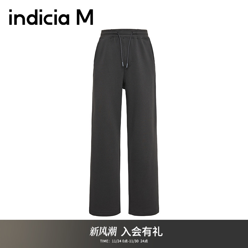 indiciaM标记男装商场同款25秋新款通勤简约宽松休闲裤M2D4KZ304L