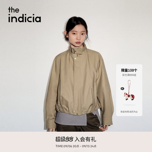 the indicia标记2026秋新款利落显瘦百搭短款工装外套 L2C6WT204Y