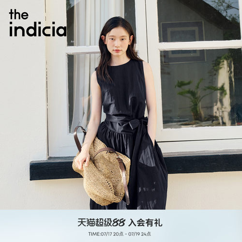 the indicia标记2026夏季新款高级氛围感A字大摆连衣裙L2B6LQ185Z
