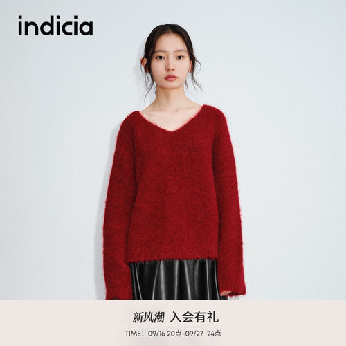 indicia标记温柔慵懒氛围感毛衫