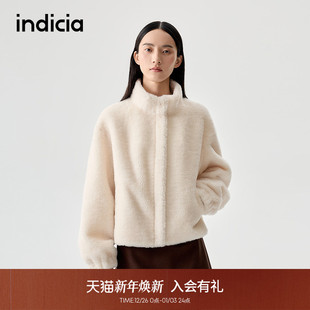 indicia标记2025冬季 温暖氛围感显高显瘦毛绒感外套L2D5WT247 新款