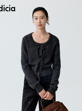 indicia标记商场同款2026春新款设计感真两件开衫+背心F2A6KS041F