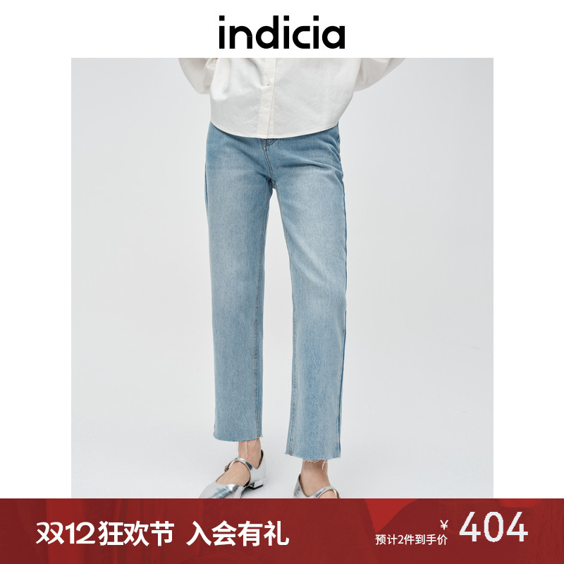 标记indicia休闲经典百搭牛仔裤