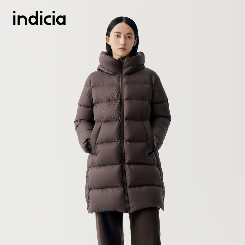 indicia标记商场同款2025冬季新款简约舒适保暖羽绒服 F2D5YR589F
