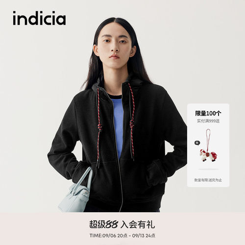indicia标记商场同款冬季新款时尚帅气工装风百搭外套 F2D5WT506N