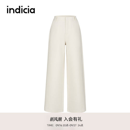 indicia标记商场同款冬季新款简约通勤气质休闲裤 F2D5KZ657C