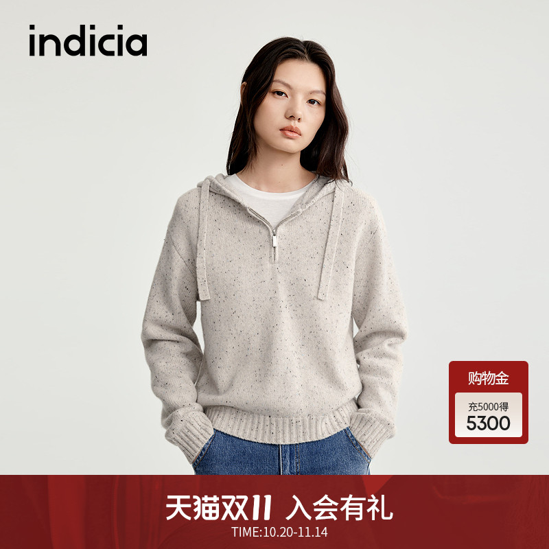 indicia标记温柔慵懒风羊毛衫