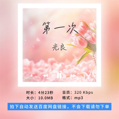 【淘淘伴奏】B2779光良 第一次 原版伴奏 带和声 无对白
