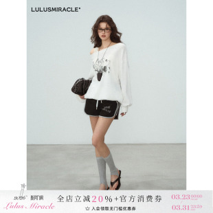 有氧热裤 运动风撞色边宽松休闲裤 短裤 夏季 子 新款 LulusMiracle