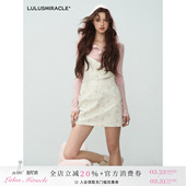 LulusMiracle 100棉小兔印花牛仔背带裙女减龄吊带裙 恋夏一族