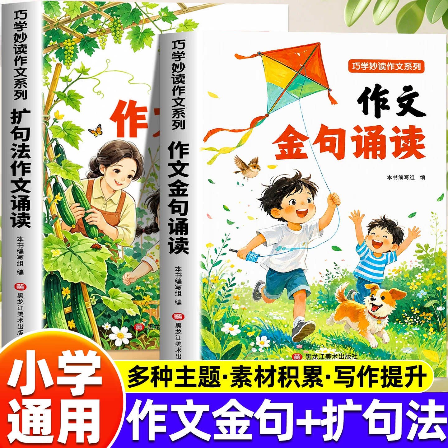 小学语文扩句法作文金句诵读趣味识字写作方法技巧大全小学生好句好词好段词语写人状物记事篇素材积累大全作文写作技巧晨诵晚读