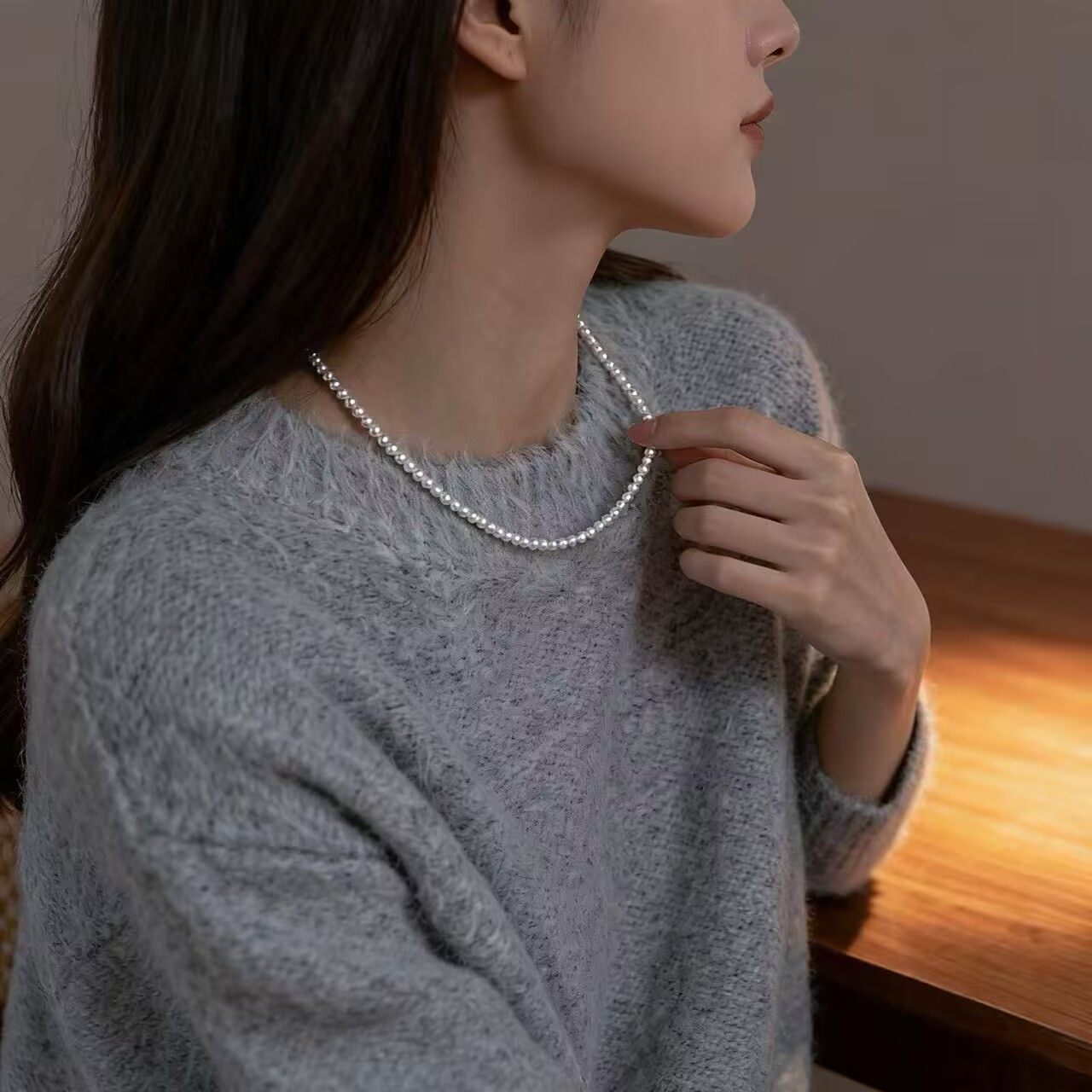 珍珠项链女2026新款颈链天然淡水3.5mm4.5mm5.5mm微暇毛衣链,珠宝/钻石/翡翠,颈饰,淘宝优惠券,粉丝福利购,淘宝优惠卷