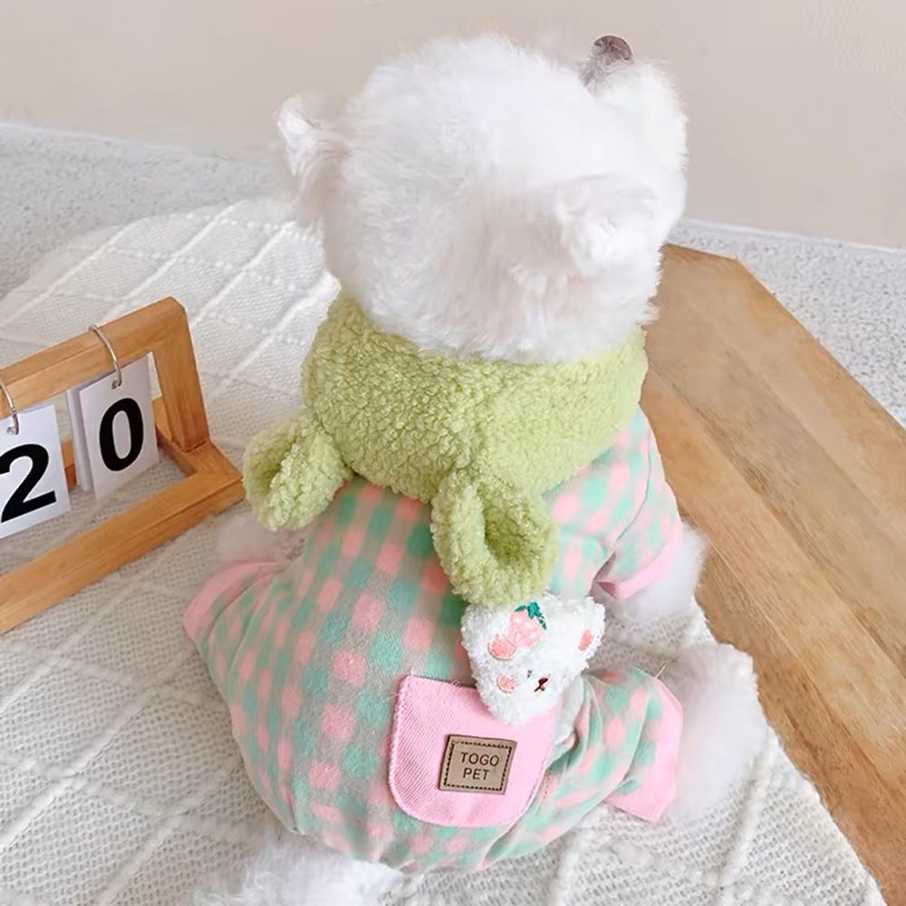 秋冬四脚狗狗衣服宠物猫咪小狗泰迪比熊秋装雪纳瑞博美小型犬服装