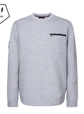 Leo Messi 梅西运动简约拉链口袋长袖套头运动衫 LM019