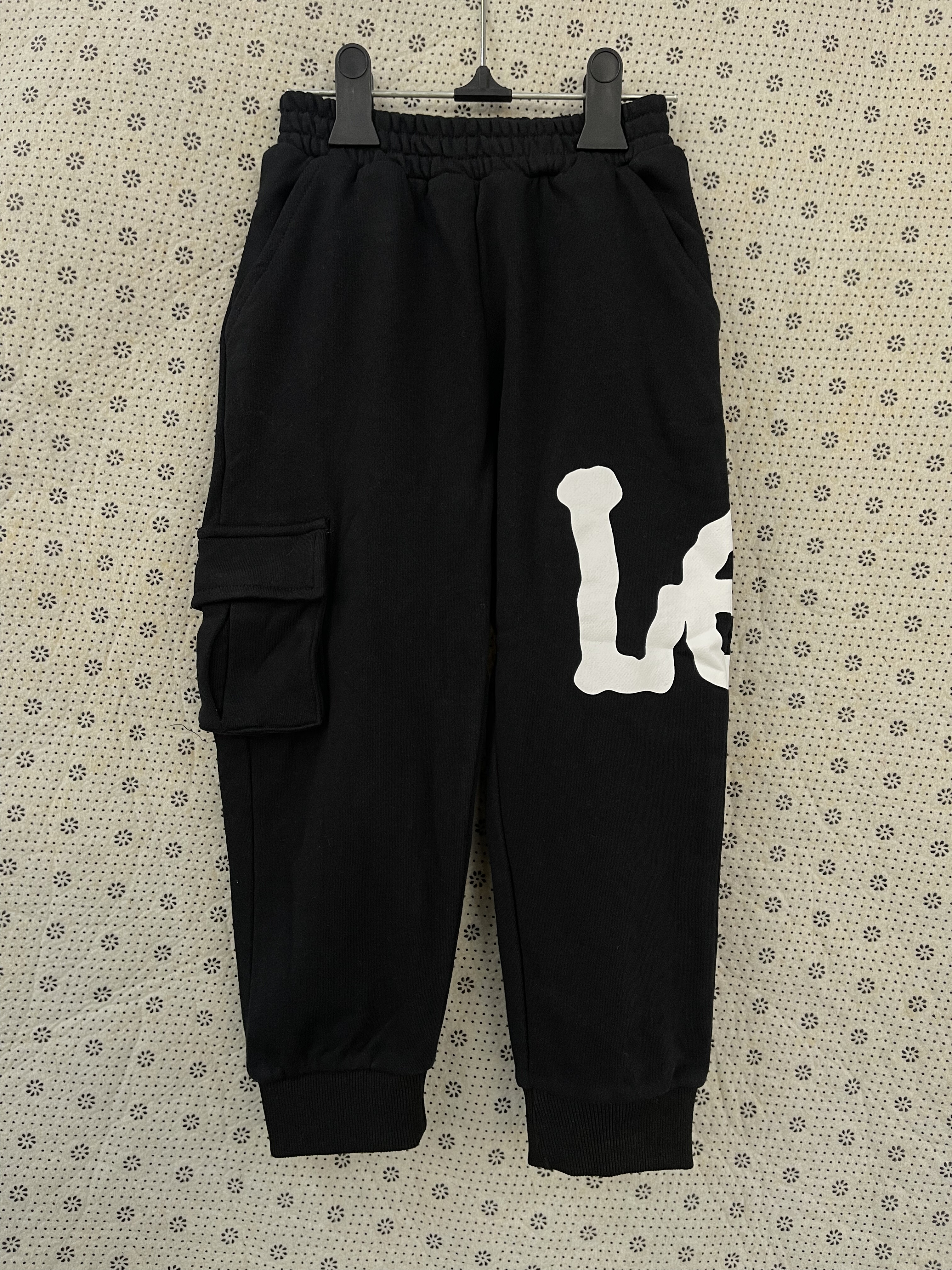 Le春秋款男女童针织运动长裤LK5X3SUB0111