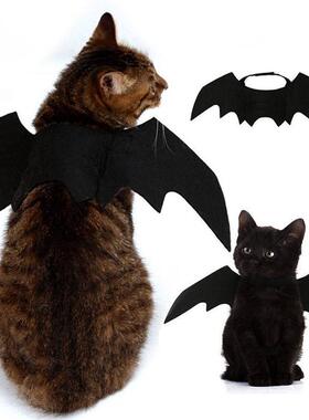 Cute Halloween Cat Costume Small Pet Cat Bat Wings Halloween