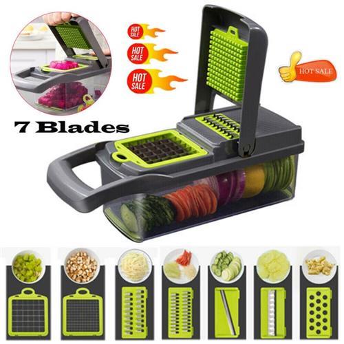 7 In1 Vegetable Cutter Food Salad Fruit Peeler Cutter Slicer