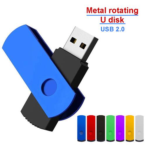 USB Flash Drive 64GB Metal Pendrive USB 2.0 Memory Stick 6