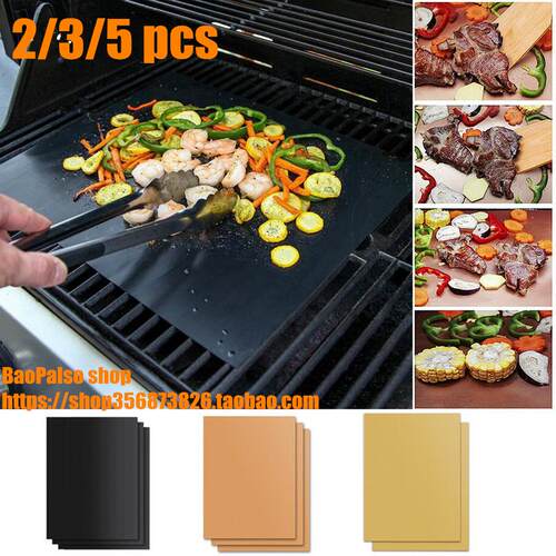 40*33cm Non-stick BBQ Grill Mat Barbecue outdoor Baking Pad