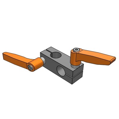 支柱夹 带把手 光轴支架十字连接件KKST MKST AKST SKSTS